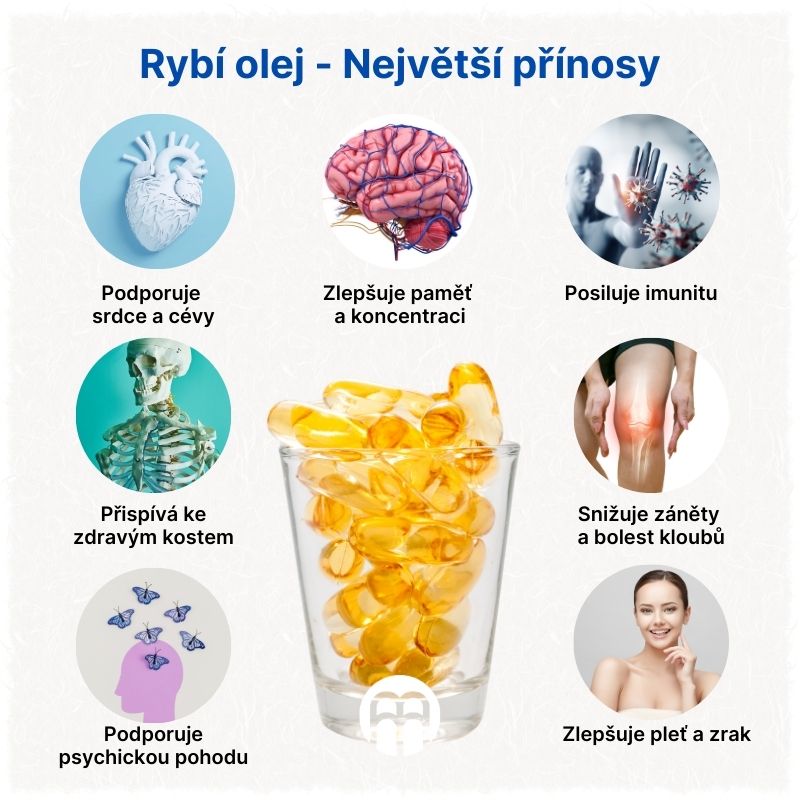 Rybí olej - Největší přínosy